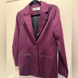 Patrizia Luca Milono womens blazer size small red wise color career wear